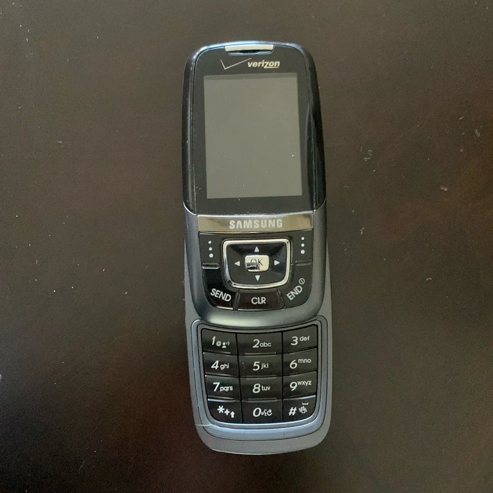 Samsung SGH D600 BLACK slider mobile phone - Verizon